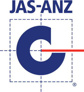 JAS-ANZ accredited certification body mark