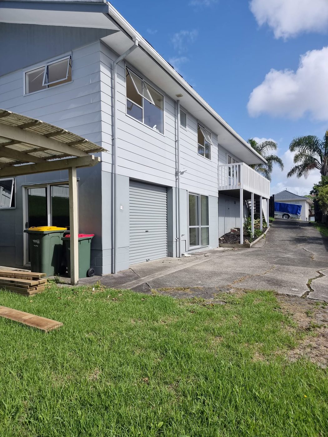 Front elevation before asbestos removal